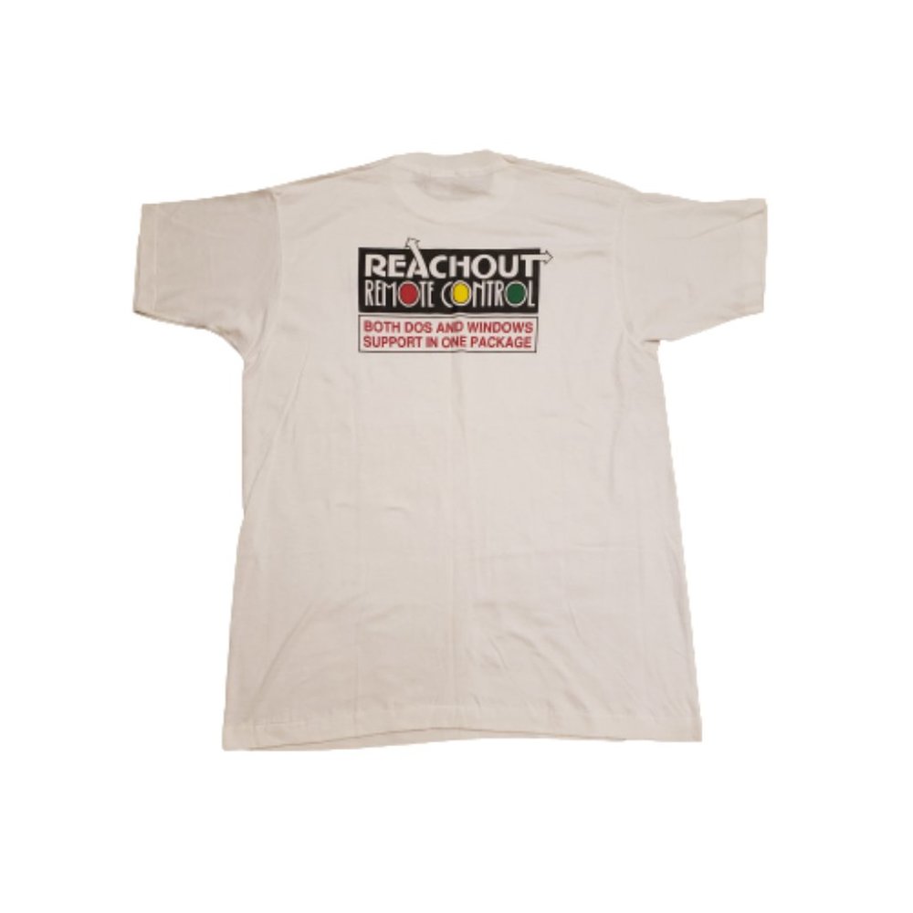 Reachout Remote Control Vintage Computer Tee | Xl